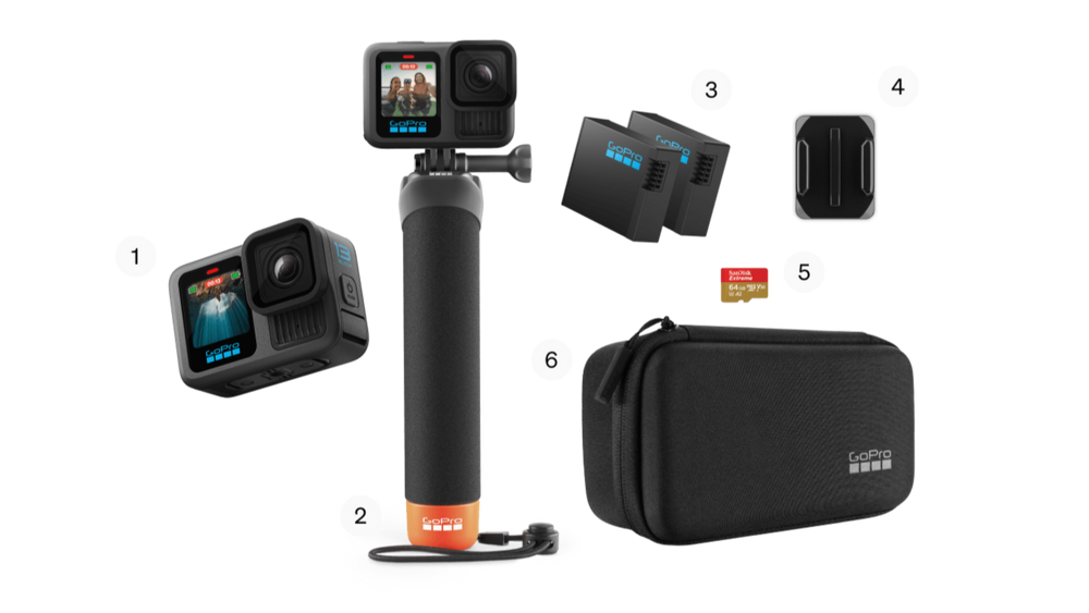 Kamera GoPro Hero 13 Black + Accessory Bundle
