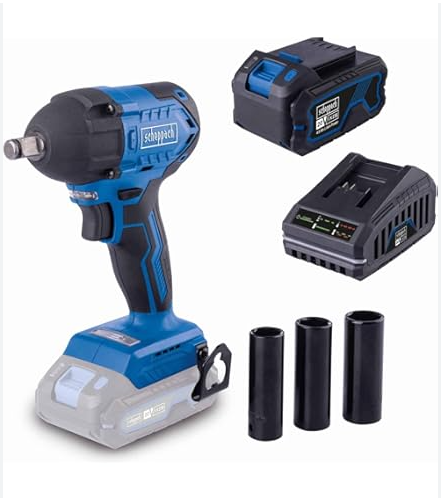 Scheppach aku udarni odvijač 370Nm 1/2” Brushless IXES BC-ASS350BE-X – Solo