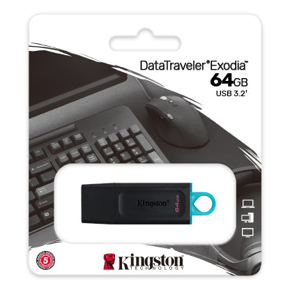USB Stik 64GB Kingston DataTraveler Exodia M