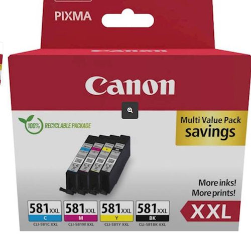 KOMPLET CANON CLI-581 C/M/Y/BK MULTI XXL
