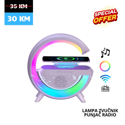 4u1 Lampa punjač, zvučnik i radio