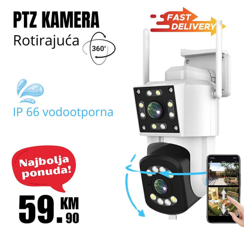 PTZ Dupla rotirajuća kamera