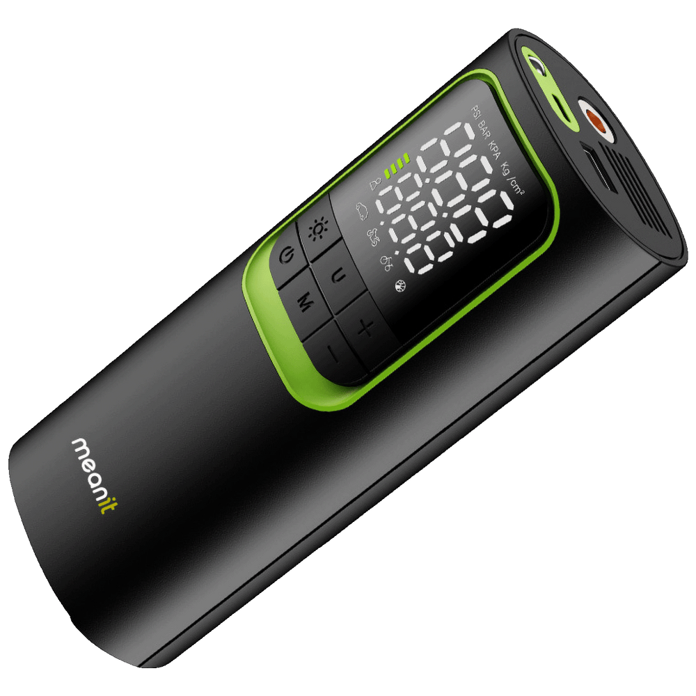 MeanIT Pumpa za gume, do 10 bar., PowerBank, LED lampa, 8000mAh – AP1