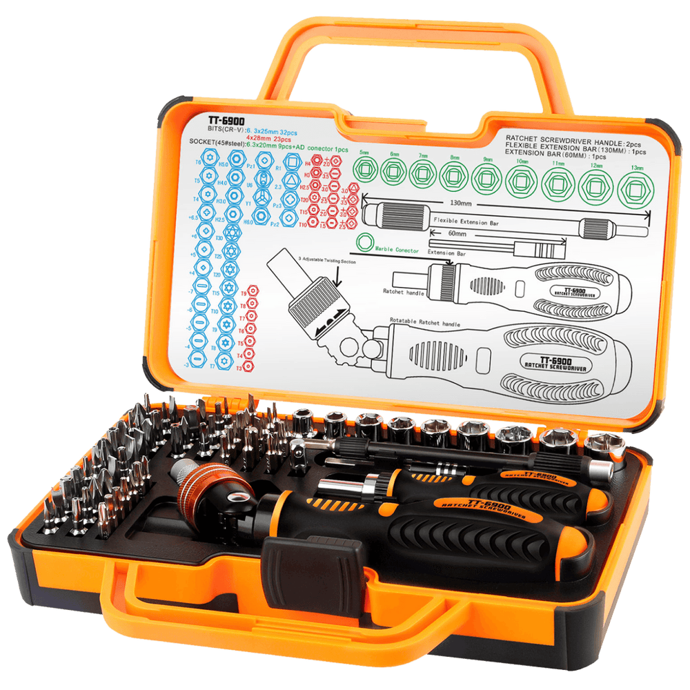 Toman Set alata, profesionalni komplet, 69 kom – TT-6900