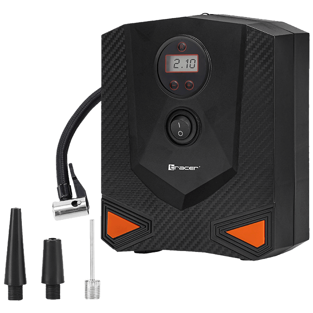 Tracer Kompresor, LCD zaslon, DC 12V, 120 PSI, 8 bar, 120W – RES-04-EL